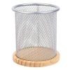 Giỏ Đựng Bút Lưới Sắt TOPPINT Văn Phòng - Ống Bút Kim Loại Vuông Tròn Giá 24.000 3