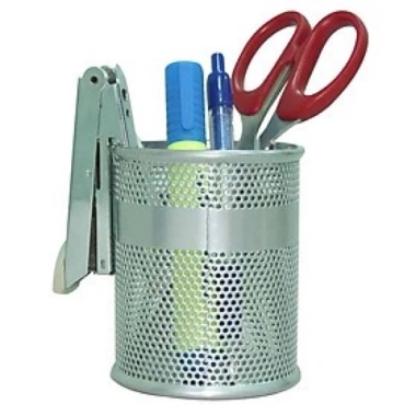 Giỏ Đựng Bút Lưới Sắt TOPPINT Văn Phòng - Ống Bút Kim Loại Vuông Tròn Giá 24.000 4