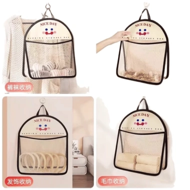 Giỏ đựng đồ lót, tất vớ treo tường HUBI - Túi lưới đa năng, tiện lợi 13.500₫