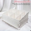 Giỏ đựng mỹ phẩm 6 ô - Khay sắp xếp nail và phụ kiện, decor gọn, tiện lợi 34k 2