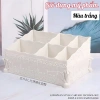 Giỏ đựng mỹ phẩm 6 ô - Khay sắp xếp nail và phụ kiện, decor gọn, tiện lợi 34k 10