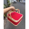 Giỏ đựng quà Tết 2 quai HCM Kích thước 25x25 cm giá chỉ 127.500đ siêu nhanh 2
