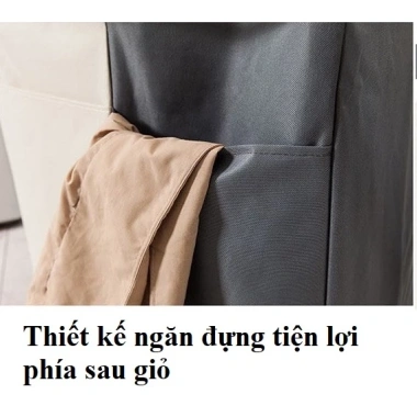 Giỏ đựng quần áo bẩn 2 ngăn phân màu đen trắng, khung kim loại 199.000₫ 4 Giỏ đựng quần áo bẩn 2 ngăn phân màu đen trắng, khung kim loại 199.000₫ 4