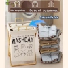 Giỏ Đựng Quần Áo Bẩn Đồ Giặt Gấp Gọn Họa Tiết Cute Tiện Lợi - Túi Canvas Khung Sắt CenturyHomee 2