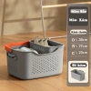 Giỏ đựng quần áo bẩn GADI đa năng và giỏ lót, quai xách PP cứng, giá ưu đãi 155k 10