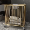 Giỏ đựng quần áo bẩn kim loại bánh xe, phù hợp phòng tắm, ngủ, giặt - 387.720₫ 2