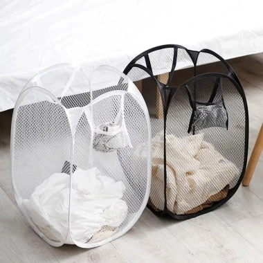 Giỏ đựng quần áo bẩn LIVELY gập lưới, dung tích lớn, thoáng khí, giảm 20% 53.784₫