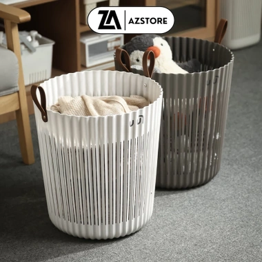 Giỏ Đựng Quần Áo Bẩn Lớn Nhựa PP Bền Quai Xách Azstore Giảm Giá 99k