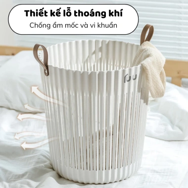 Giỏ Đựng Quần Áo Bẩn Lớn Nhựa PP Bền Quai Xách Azstore Giảm Giá 99k 2 Giỏ Đựng Quần Áo Bẩn Lớn Nhựa PP Bền Quai Xách Azstore Giảm Giá 99k 2