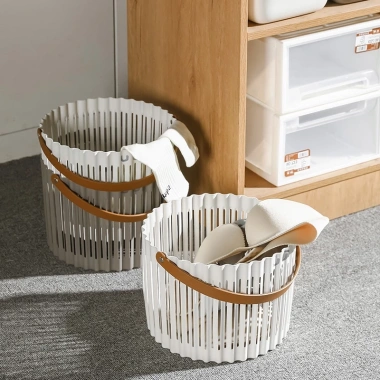Giỏ Đựng Quần Áo Bẩn Lớn Nhựa PP Bền Quai Xách Azstore Giảm Giá 99k