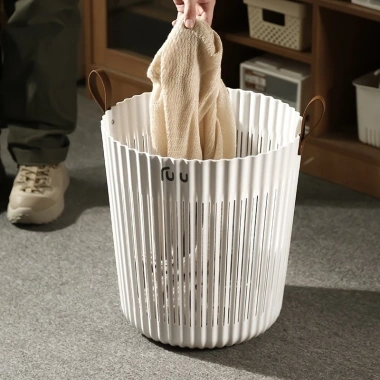 Giỏ Đựng Quần Áo Bẩn Lớn Nhựa PP Bền Quai Xách Azstore Giảm Giá 99k