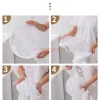 Giỏ đựng quần áo bẩn MOOCHI treo tường lưới thoáng khí, gấp gọn, chỉ 34.999đ 4
