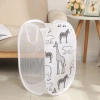 Giỏ đựng quần áo bẩn MOOCHI treo tường lưới thoáng khí, gấp gọn, chỉ 34.999đ 10
