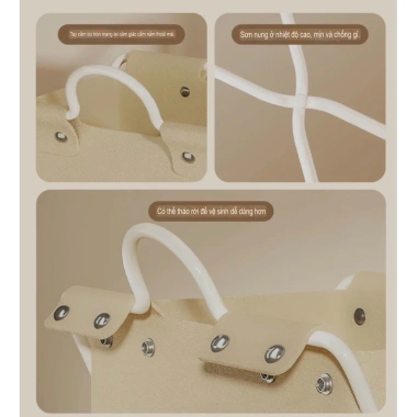 Giỏ đựng quần áo bẩn sọt vải tiện lợi - Thùng đựng đồ giá rẻ 220.000