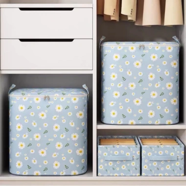 Giỏ Đựng Quần Áo Gấp Gọn 100-210L Vải Oxford Chống Nước, Đa Năng Đựng Chăn Màn - Giá 15.000đ 8