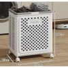 Giỏ đựng quần áo gấp gọn tiện lợi, bánh xe di chuyển nhựa PP – chỉ 105.000 VND 6