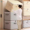 Giỏ Đựng Quần Áo Vải YUYU Đa Năng Gấp Gọn Túi Đựng Chăn Màn Hộp Bảo Quản