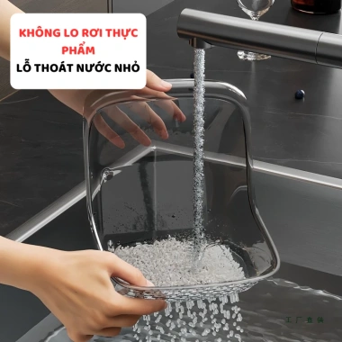 Giỏ Đựng Rau Củ Suốt LuxBi Giỏ Rửa Trái Cây, Thoát Nước Tiện Lợi 55.000 VND