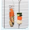 Giỏ đựng thức ăn vẹt inox – Kẹp chắc vào lồng, cho Cockatiel & Vẹt Sóng, đựng trái cây & xương mực 4