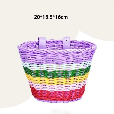 Giỏ đựng xe đạp trẻ em METUBE - Túi mây đa năng, kích thước 23x20x16cm, 20x16,5x16cm, 27x24cm, giảm giá 58.740 VND 3