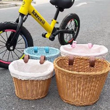 Giỏ đựng xe đạp trẻ em METUBE - Túi mây đa năng, kích thước 23x20x16cm, 20x16,5x16cm, 27x24cm, giảm giá 58.740 VND 7