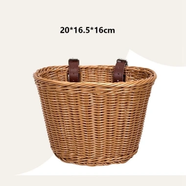 Giỏ đựng xe đạp trẻ em METUBE - Túi mây đa năng, kích thước 23x20x16cm, 20x16,5x16cm, 27x24cm, giảm giá 58.740 VND 11