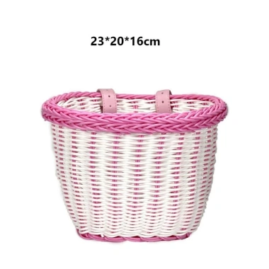 Giỏ đựng xe đạp trẻ em METUBE - Túi mây đa năng, kích thước 23x20x16cm, 20x16,5x16cm, 27x24cm, giảm giá 58.740 VND 19