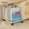 Giỏ Giặt Di Động Garende - Xe Đựng Thùng Đồ Sắt, Bánh Xe Xoay, Cách Gia Đình 2