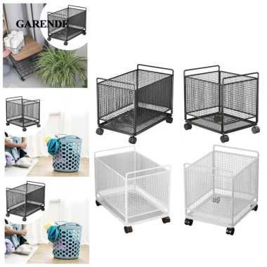 Giỏ Giặt Di Động Garende - Xe Đựng Thùng Đồ Sắt, Bánh Xe Xoay, Cách Gia Đình 8