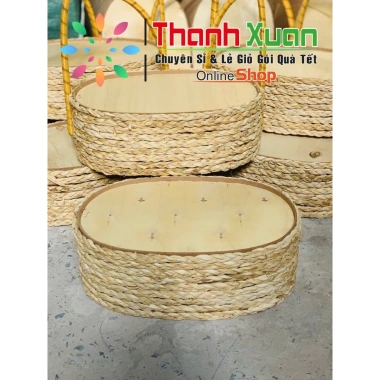 Giỏ gói quà Tết đa năng, giỏ đựng quà Oval bắn bắp - Giá chỉ 60.000đ, giảm từ 75.600 4