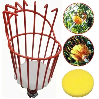 Giỏ Hái Trái Cây Tiện Lợi 2 ốc Siết - Lồng Vặt Hoa Quả Trên Cao Không Cần Leo Trèo, Giá 63.999đ