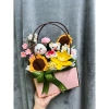 Giỏ hoa & chậu hoa len handmade - Quà tặng ý nghĩa, giảm 16% - Chỉ 280.000đ 2