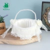 Giỏ hoa cưới ren mộc mạc - Phù dâu, lễ kỷ niệm, đám cưới - Giá chỉ 149.600 VND 6