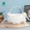 Giỏ hoa cưới ren mộc mạc - Phù dâu, lễ kỷ niệm, đám cưới - Giá chỉ 149.600 VND 7