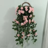 Giỏ Hoa Hồng Giả Bằng Nhựa Treo Tường Trang Trí Phòng Khách - Giá 74.203 VND 10