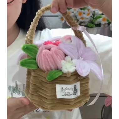 Giỏ hoa kẽm nhung Set tự làm - Sang trọng, giá 50.000₫, dùng trang trí và làm quà tặng 5 Giỏ hoa kẽm nhung Set tự làm - Sang trọng, giá 50.000₫, dùng trang trí và làm quà tặng 5