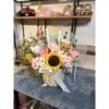 Giỏ Hoa Len Handmade Theo Yêu Cầu Độc Đáo Tinh Xảo Giá Ưu Đãi 180.000 VND