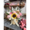 Giỏ Hoa Len Handmade Theo Yêu Cầu Độc Đáo Tinh Xảo Giá Ưu Đãi 180.000 VND 10