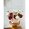 Giỏ hoa sách tay tặng sinh nhật 20/10 mix hoa tươi - Giá ưu đãi 280k May Petals 3