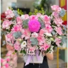 Giỏ hoa tươi - Quà tặng sinh nhật, 20/10, 8/3, đối tác, khai trương - Giá ưu đãi 480.000 VND