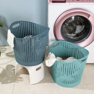 Giỏ JUJIAJIA nhựa PP cỡ lớn, xếp chồng, lỗ rỗng, sọt đựng quần áo bẩn 128.520₫