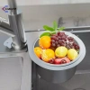 Giỏ lọc bồn rửa thiên nga thép không gỉ - Bộ lọc rác Swan, móc tách, thoát nước