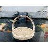 Giỏ mây viền cói Ovan - Quà Tết, Giỏ hoa, Trái cây, giá sỉ 45.000đ, chất liệu mây tre bền 2