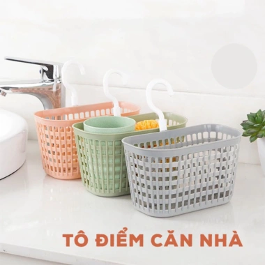 Giỏ Móc 3.241 Đựng Đồ Treo Tường Đa Năng Nhà Bếp Nhà Tắm - Tiện Lợi, Giá 4.950 VND