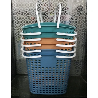 Giỏ nhựa đựng đồ giặt Homestar 42x32x38cm - Quai xách tiện lợi, bền chắc, chỉ 65.000 VND