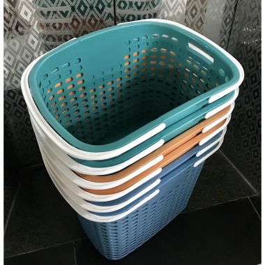 Giỏ nhựa đựng đồ giặt Homestar 42x32x38cm - Quai xách tiện lợi, bền chắc, chỉ 65.000 VND