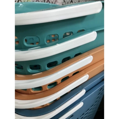 Giỏ nhựa đựng đồ giặt Homestar 42x32x38cm - Quai xách tiện lợi, bền chắc, chỉ 65.000 VND