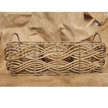 Giỏ nhựa giả mây oval 3 ngăn – Kệ bếp, Picnic dã ngoại, Tiệc event, Giá chỉ 136.000₫ 2