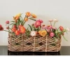 Giỏ nhựa giả mây oval 3 ngăn – Kệ bếp, Picnic dã ngoại, Tiệc event, Giá chỉ 136.000₫ 5