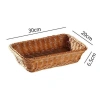 Giỏ Nhựa Mây Tre Đan Vintage - Rổ Đựng Hoa Quả Dã Ngoại, Decor, Giá 63.000đ 6